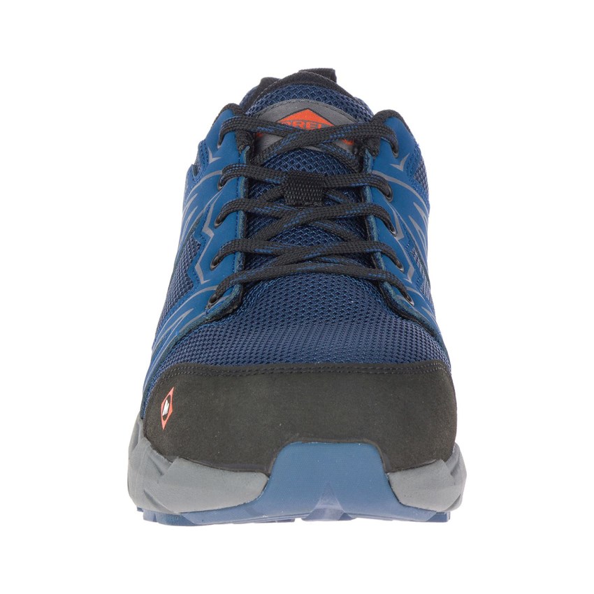 Chaussure de Securite Merrell Fullbench Superlite Alloy Toe Bleu Homme | N.D.TDNO